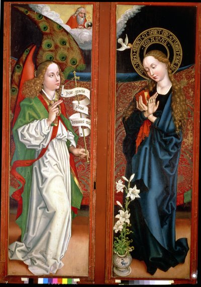 Annunciation by Martin Schongauer